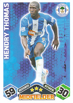 Hendry Thomas Wigan Athletic 2009/10 Topps Match Attax #337